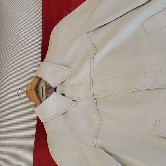 London Fog lined Mini Trench coat vintage 42 regular men's / 14-16 women's - Picture 3 of 5